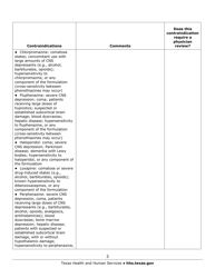 Medication Audit Checklist - Chlorpromazine, Fluphenazine, Haloperidol, Loxapine, Perphenazine, Thiothixene Trifluoperazine - Texas, Page 3