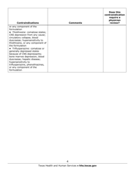 Medication Audit Checklist - Chlorpromazine, Fluphenazine, Haloperidol, Loxapine, Perphenazine, Thiothixene Trifluoperazine - Texas, Page 4