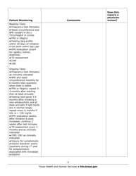 Medication Audit Checklist - Fluphenazine Decanoate, Haloperidol Decanoate - Texas, Page 3