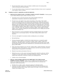 Form 154 Nursing Facility/Resident Agreement - Alabama, Page 2