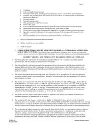 Form 154 Nursing Facility/Resident Agreement - Alabama, Page 3