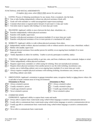 Form PACE12-001 Admission and Evaluation Assessment Tool for Pace - Alabama, Page 2