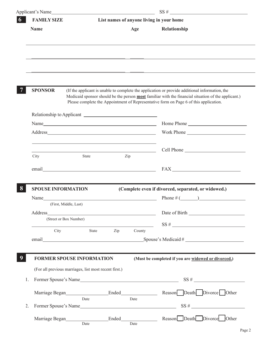 Form 211 Application for Medicare Savings Programs - Alabama, Page 4