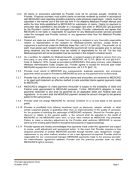 Provider Agreement - Alabama, Page 3