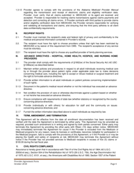 Provider Agreement - Alabama, Page 4