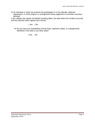 Individual Disclosure Information - Alabama, Page 4