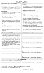 Form WIC-35-1V Supplemental Information Form - Texas (Vietnamese)