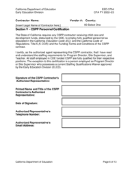 Form EED-3704 Continued Funding Application - California, Page 6