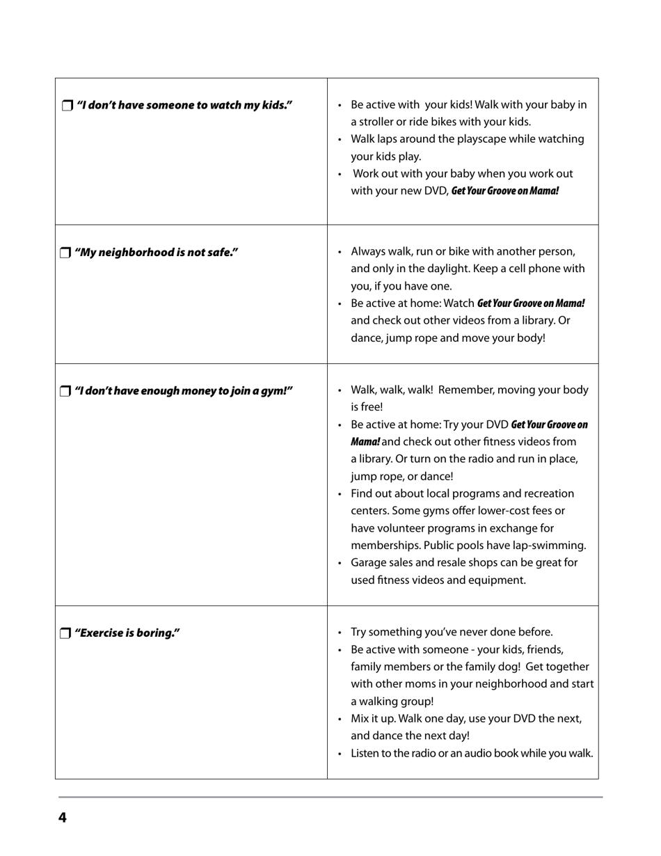 Form SP-000-30 Self-paced Lesson - Get Your Groove on Mama - Texas, Page 4