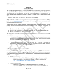Memorandum of Understanding and Agreement for Medicaid Eligibility of Individiuals Confined in County Jails - Sample - Texas, Page 6