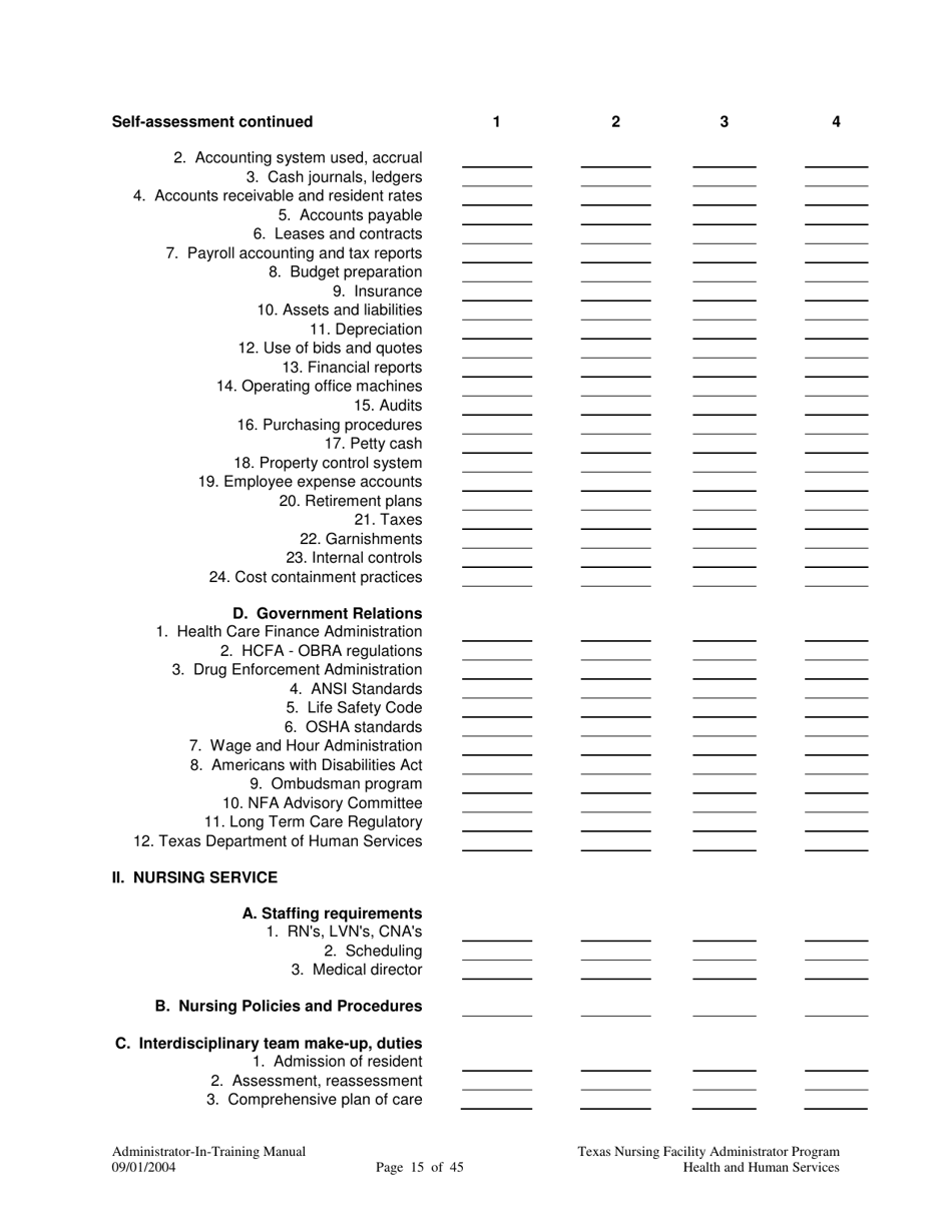 Administrator-In-training Internship Manual - Texas, Page 16