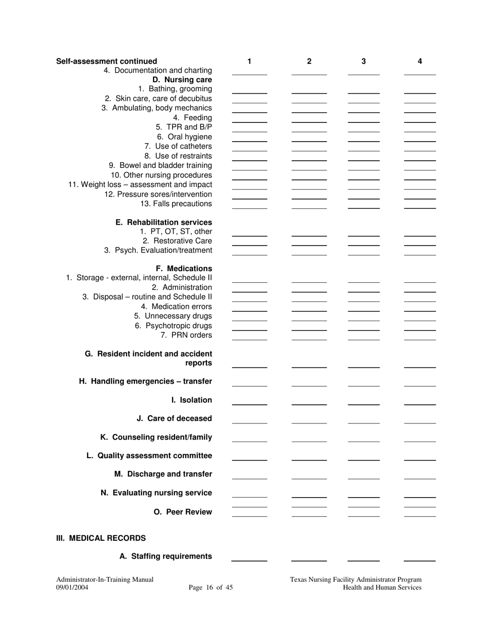 Administrator-In-training Internship Manual - Texas, Page 17