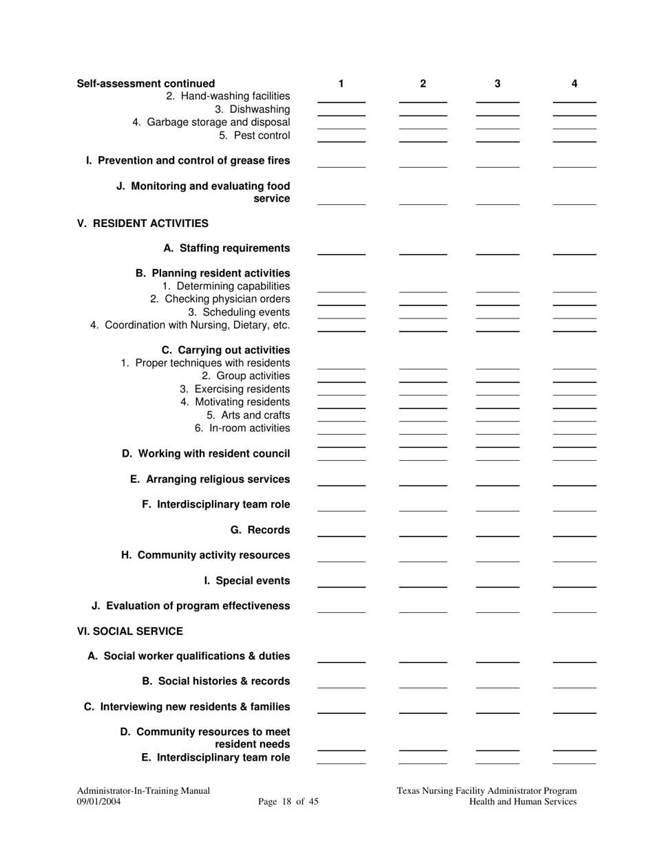 Administrator-In-training Internship Manual - Texas, Page 19