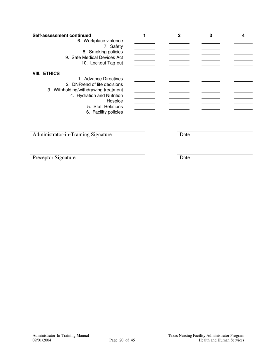 Administrator-In-training Internship Manual - Texas, Page 21