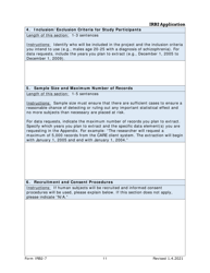 Form IRB2-7 Irb2 Application - Texas, Page 11
