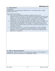 Form IRB2-7 Irb2 Application - Texas, Page 12