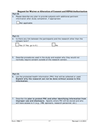 Form IRB2-7 Irb2 Application - Texas, Page 17