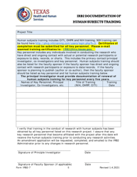 Form IRB2-7 Irb2 Application - Texas, Page 5