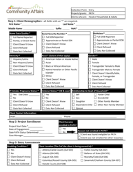 Document preview: Path - Head of Household - Intake Form - Georgia (United States)