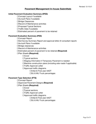 Pavement Management Submittal Checklist - Georgia (United States), Page 2