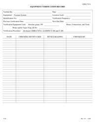 Form OMR-CVP-6 Procedures for the Checking of the Vacuum System Aashto T 100 and T 209 - Georgia (United States), Page 2