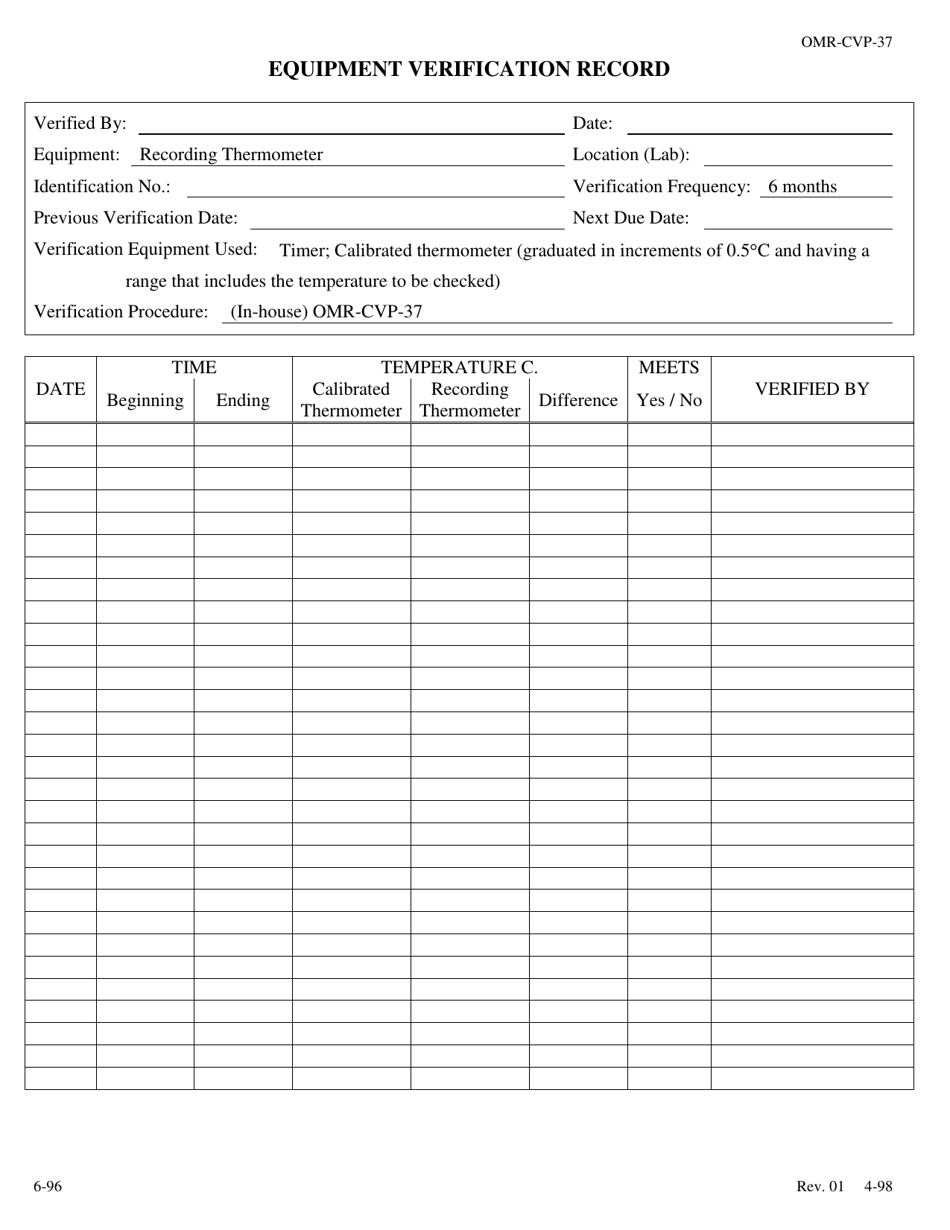 Form OMR-CVP-37 - Fill Out, Sign Online and Download Printable PDF ...