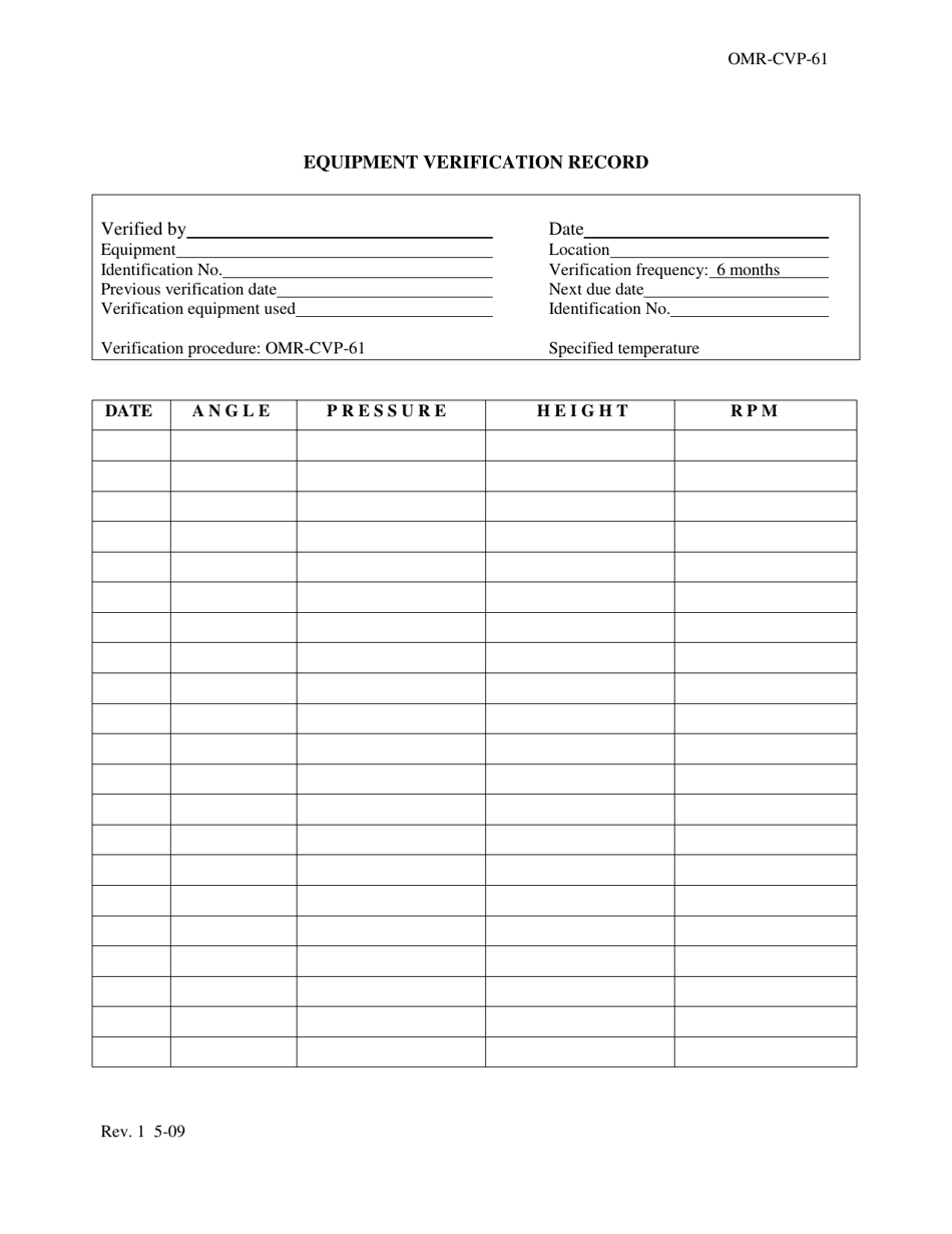 Form OMR-CVP-61 Procedure for Verification of Gyratory Compactors - Georgia (United States), Page 2