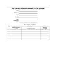 Form OMR-CVP-63 Annex A Procedure for Verification of Sample Molds, Ram Faces, and Base Plates for Gyratory Compactors - Georgia (United States), Page 3