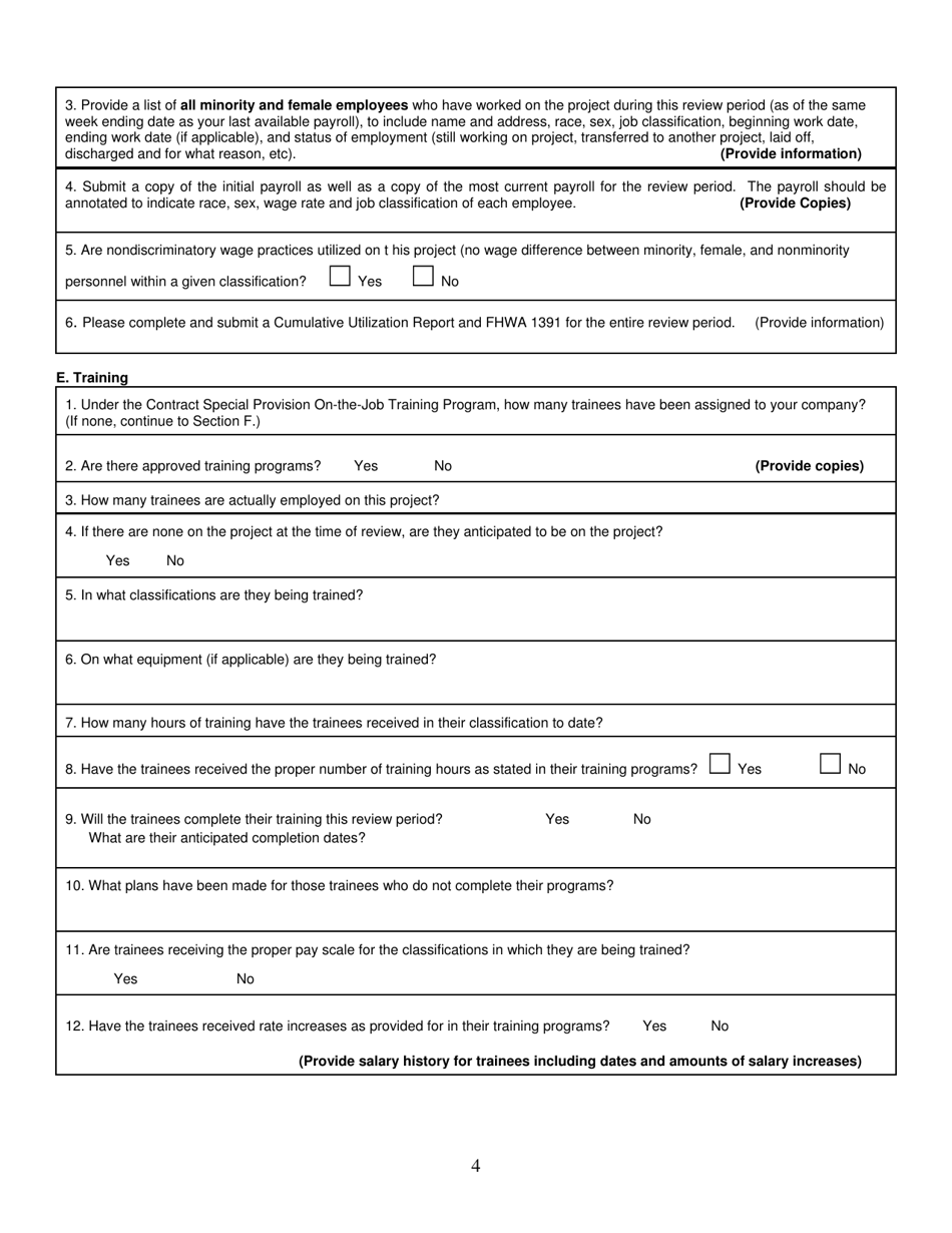 Contract Compliance Review Checklist - Georgia (United States), Page 4