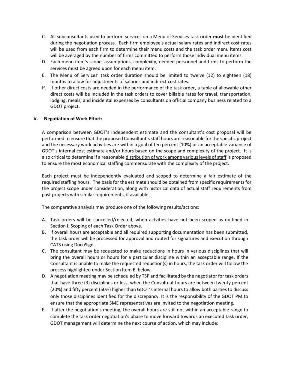 Exhibit A Negotiation Quick Guide - Georgia (United States), Page 9