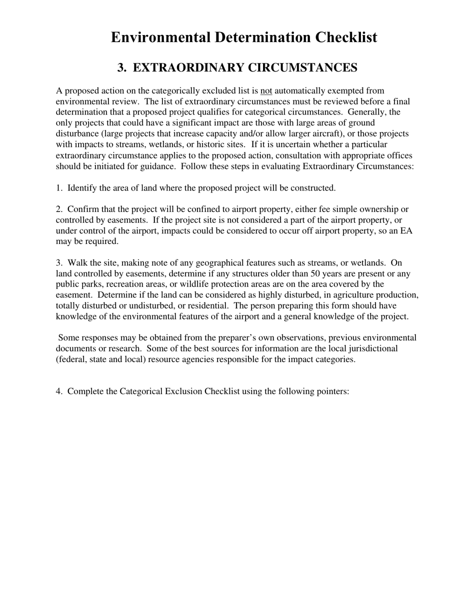 Environmental Determination Checklist - Georgia (United States), Page 6