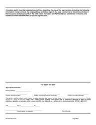 Application for an Outdoor Advertising Sign Permit - Georgia (United States), Page 4