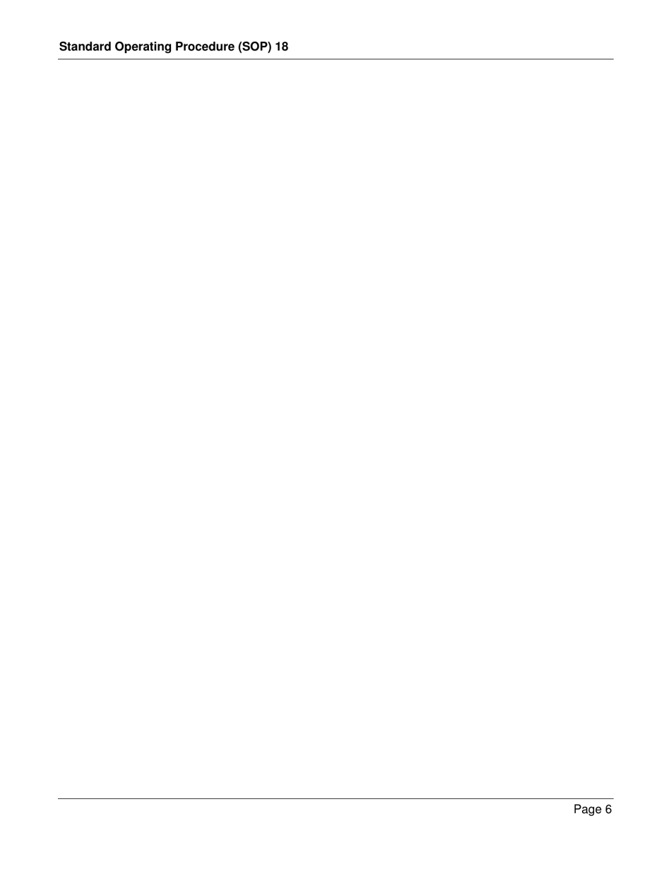 Form SOP18 Inspection of Gray Iron Drainage Castings - Georgia (United States), Page 6