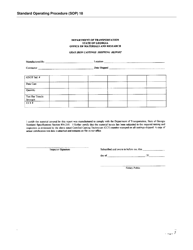 Form SOP18 Inspection of Gray Iron Drainage Castings - Georgia (United States), Page 7