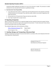 Form SOP8 Fabricating, Handling, Transporting, Storing and Field Connections of Bridge Structural Steel - Georgia (United States), Page 4