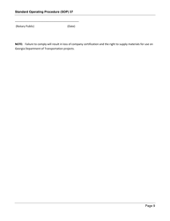 Form SOP37 Inspection of Thermoplastic - Georgia (United States), Page 9