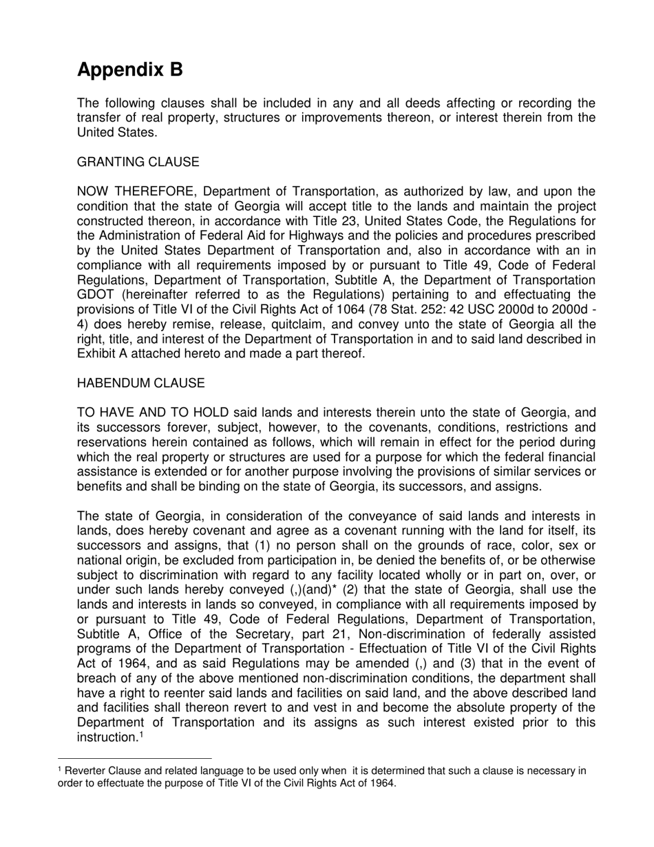 Title VI Non-discrimination Agreement - Georgia (United States), Page 11