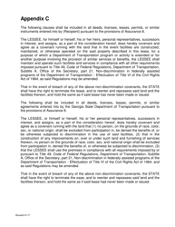 Title VI Non-discrimination Agreement - Georgia (United States), Page 12