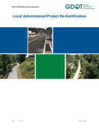 Document preview: Local Administered Project Re-certification Application - Georgia (United States)