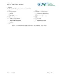 Local Administered Project Re-certification Application - Georgia (United States), Page 10