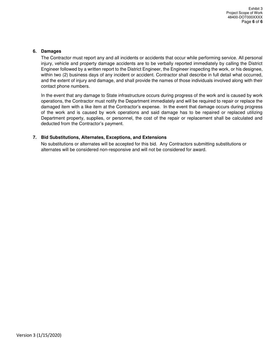 Invitation to Bid (Itb) Bid Form - Bridge Maintenance and Repair - District - Georgia (United States), Page 27
