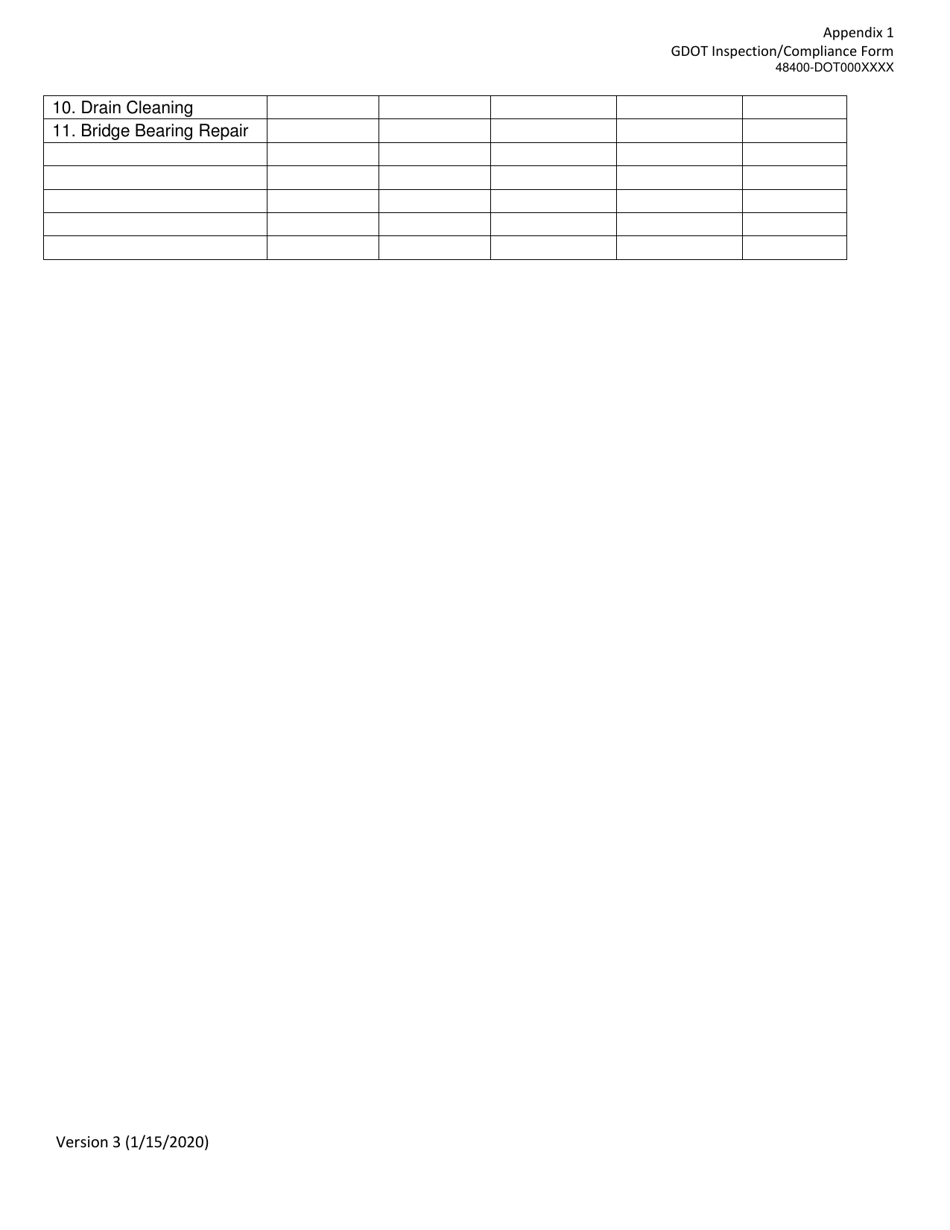 Invitation to Bid (Itb) Bid Form - Bridge Maintenance and Repair - District - Georgia (United States), Page 30