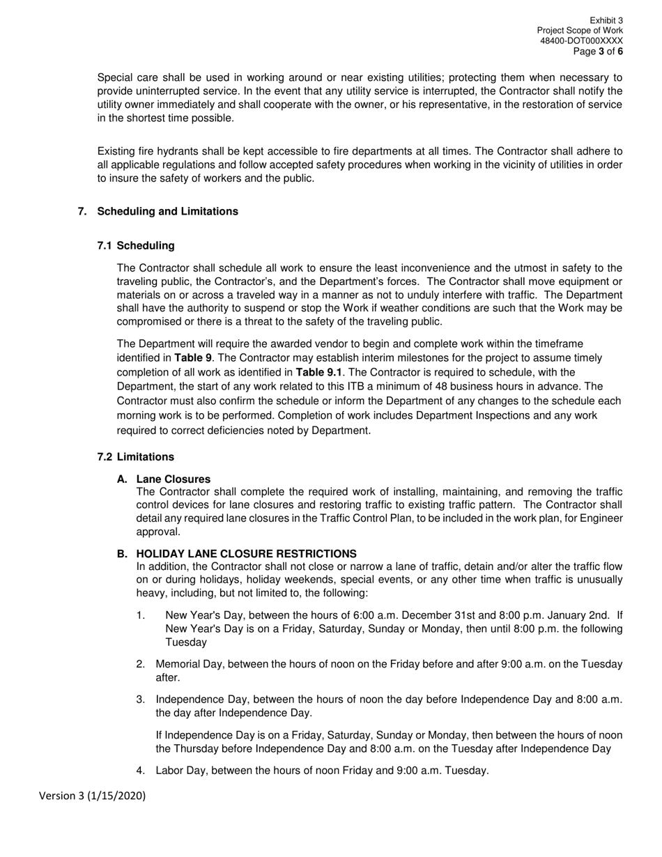 Invitation to Bid (Itb) Bid Form - Drainage Rehabilitation, Repair, Replacement,  Miscellaneous Maintenance Services - District - Georgia (United States), Page 28