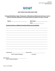 Invitation to Bid (Itb) Bid Form - Drainage Rehabilitation, Repair, Replacement, &amp; Miscellaneous Maintenance Services - District - Georgia (United States), Page 36