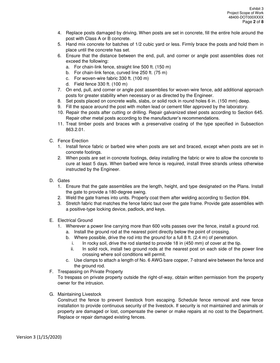 Invitation to Bid (Itb) Bid Form - Installation, Repair and Maintenance of Fencing - District - Georgia (United States), Page 24