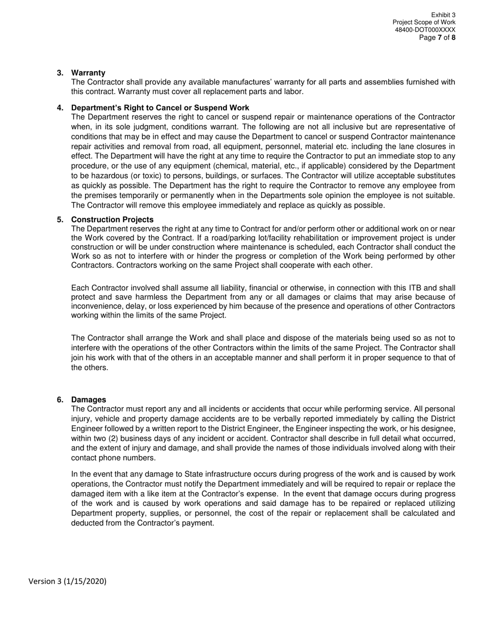 Invitation to Bid (Itb) Bid Form - Installation, Repair and Maintenance of Fencing - District - Georgia (United States), Page 29