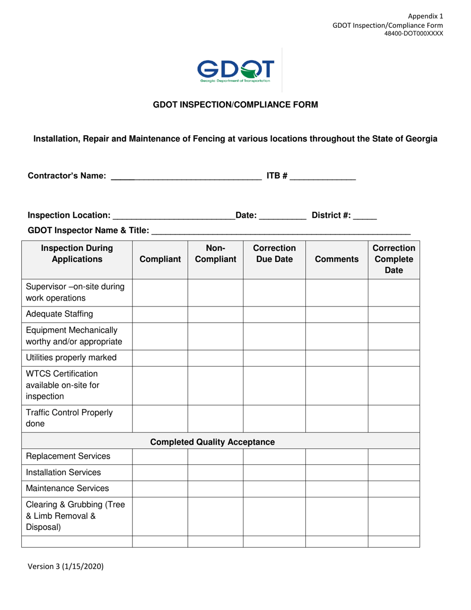 Invitation to Bid (Itb) Bid Form - Installation, Repair and Maintenance of Fencing - District - Georgia (United States), Page 32