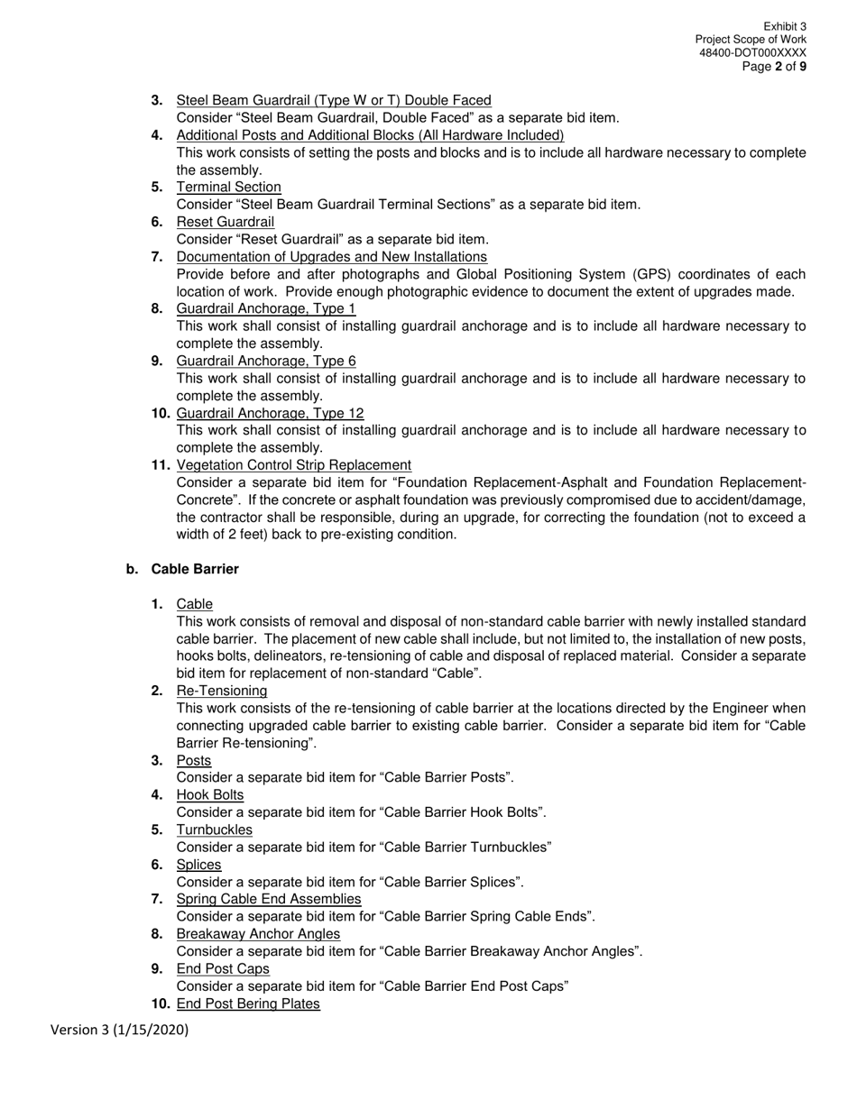 Invitation to Bid (Itb) Bid Form - Guardrail / Impact Attenuator Barrier Replacement Services - District - Georgia (United States), Page 25