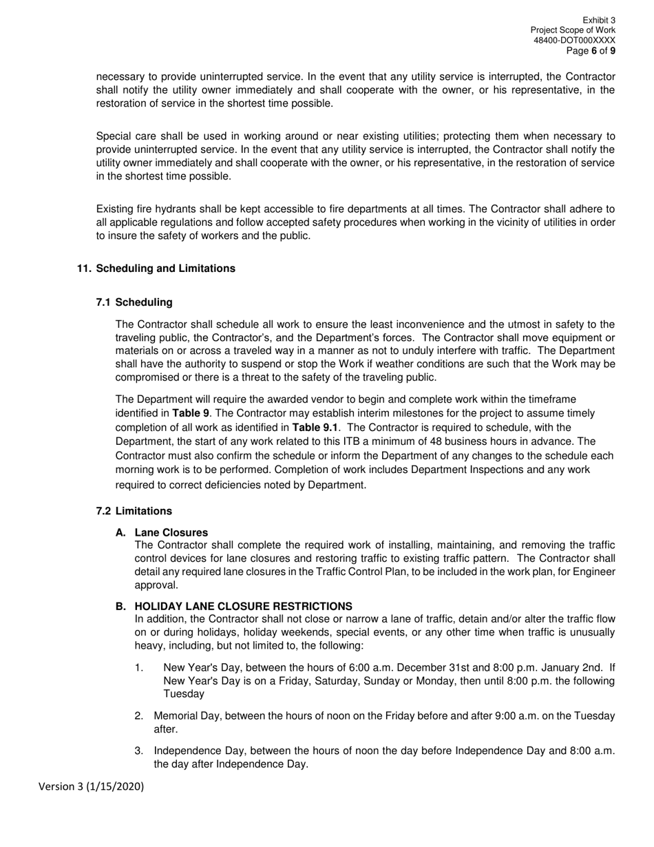 Invitation to Bid (Itb) Bid Form - Guardrail / Impact Attenuator Barrier Replacement Services - District - Georgia (United States), Page 29