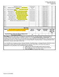 Invitation to Bid (Itb) Bid Form - Guardrail/Impact Attenuator Barrier Replacement Services - District - Georgia (United States), Page 9